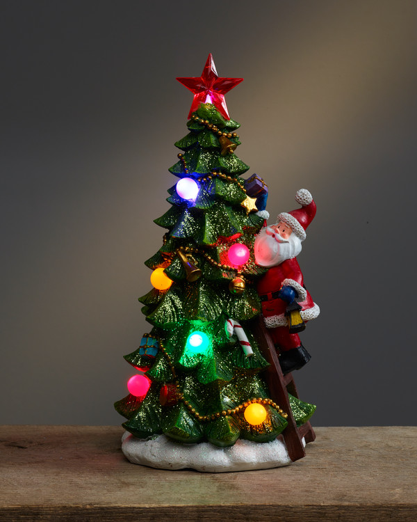 Juldekoration tomte & gran