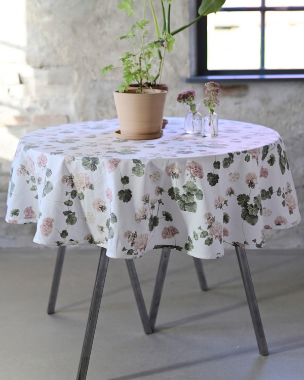 Pöytäliina Pelargonia