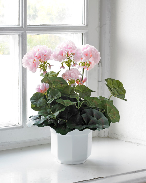 Kunstplante Pelargonia