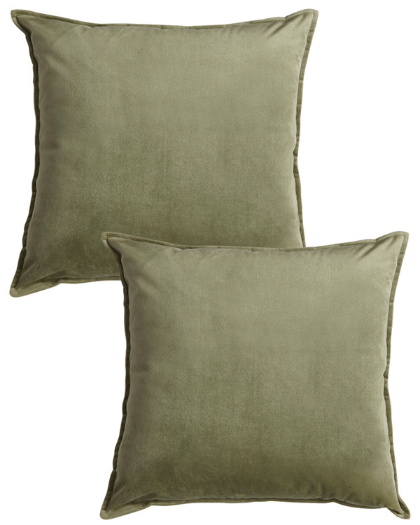 Kuddfodral Sammet 2-pack