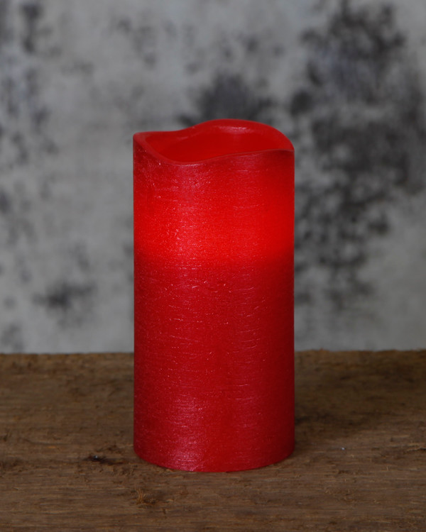 LED Kubbelys rød 15cm