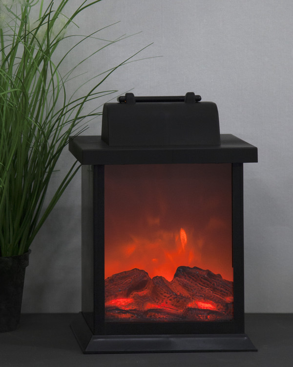 Star Trading Lykta Fireplace LED ljus