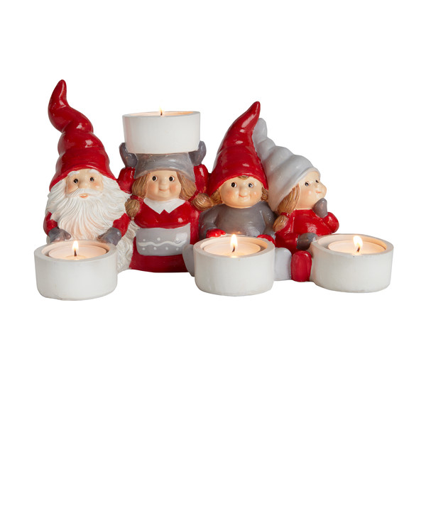 Ljusstake jul Tomte