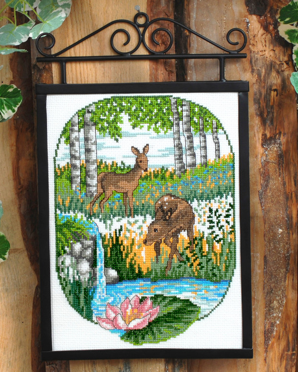 Broderikit Broderi Vid tjärnen