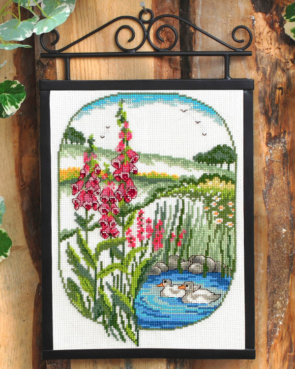Broderi Lanlig idyll